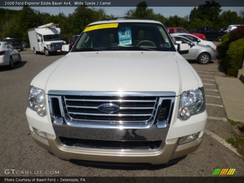 White Suede / Camel 2008 Ford Explorer Eddie Bauer 4x4