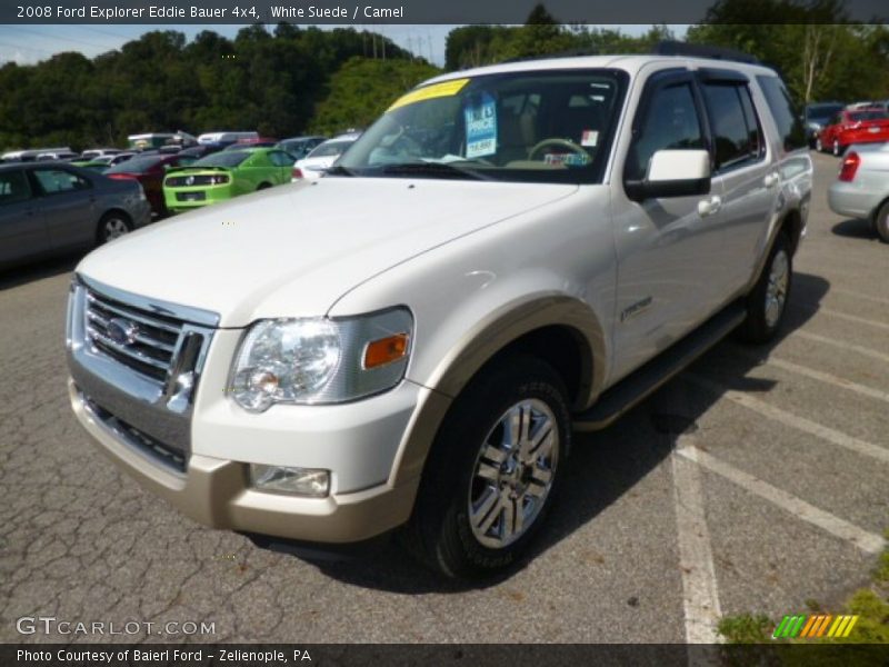 White Suede / Camel 2008 Ford Explorer Eddie Bauer 4x4