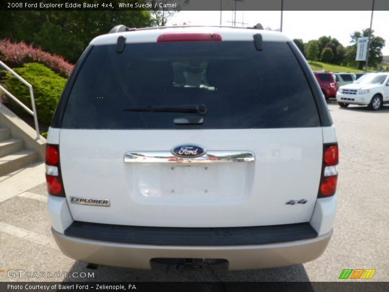 White Suede / Camel 2008 Ford Explorer Eddie Bauer 4x4