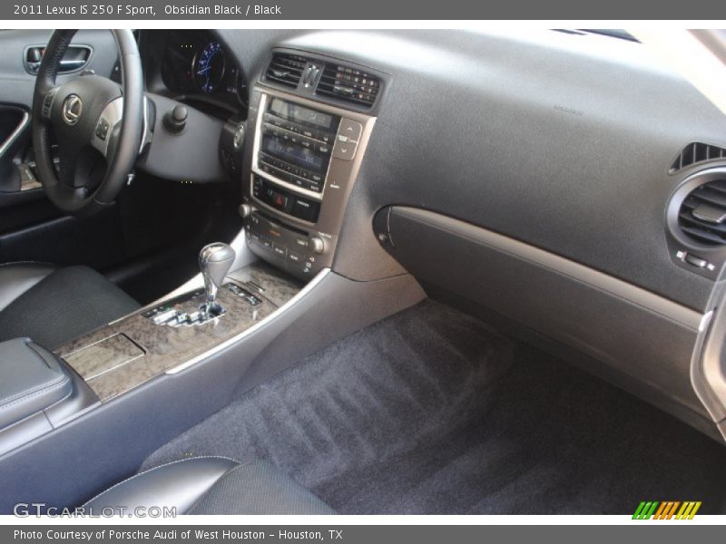 Obsidian Black / Black 2011 Lexus IS 250 F Sport