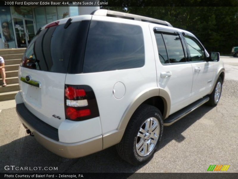 White Suede / Camel 2008 Ford Explorer Eddie Bauer 4x4