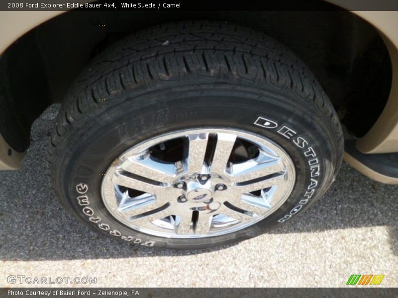 White Suede / Camel 2008 Ford Explorer Eddie Bauer 4x4