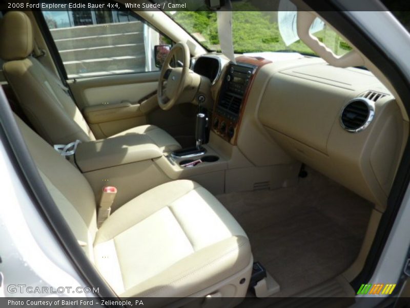 White Suede / Camel 2008 Ford Explorer Eddie Bauer 4x4