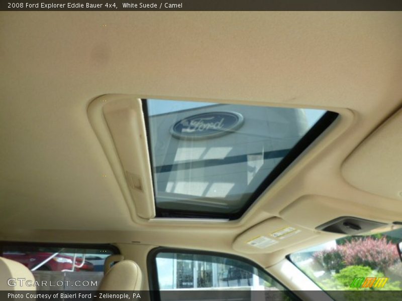 White Suede / Camel 2008 Ford Explorer Eddie Bauer 4x4