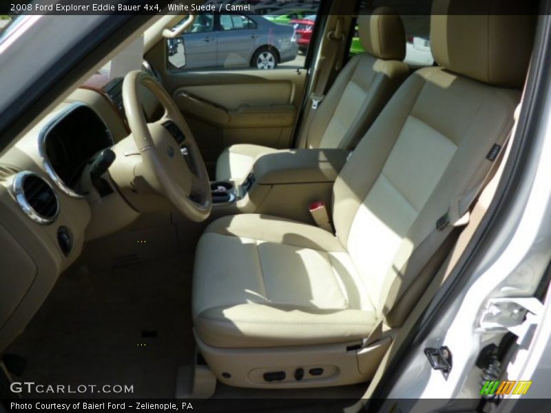 White Suede / Camel 2008 Ford Explorer Eddie Bauer 4x4