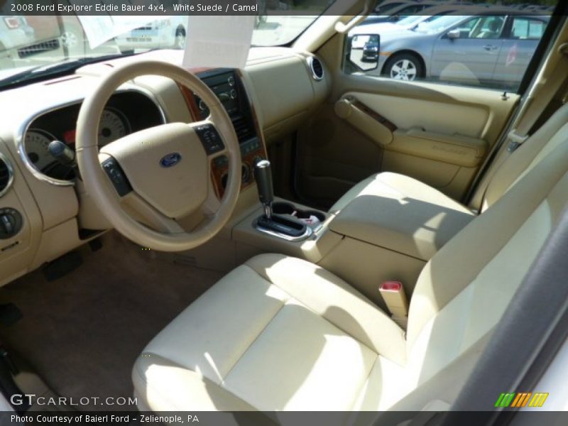 White Suede / Camel 2008 Ford Explorer Eddie Bauer 4x4
