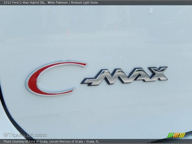 White Platinum / Medium Light Stone 2013 Ford C-Max Hybrid SEL