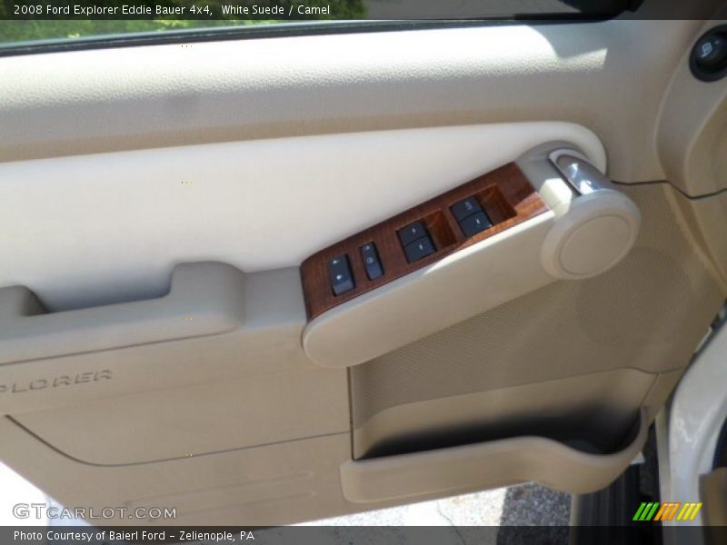 White Suede / Camel 2008 Ford Explorer Eddie Bauer 4x4