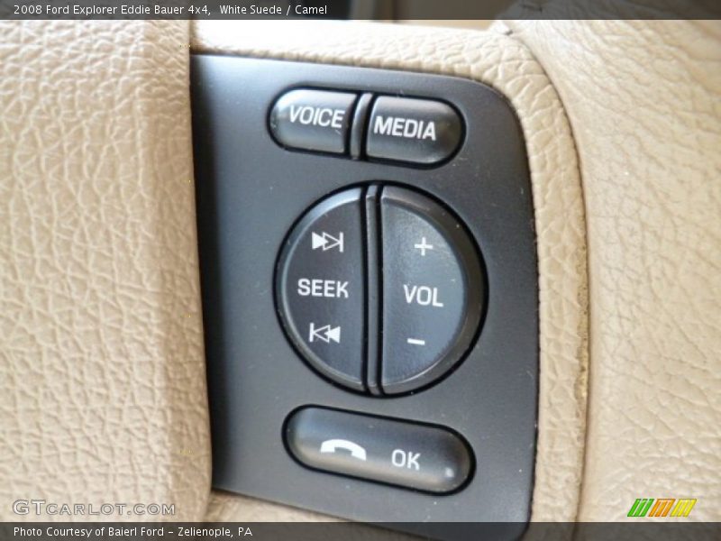 White Suede / Camel 2008 Ford Explorer Eddie Bauer 4x4