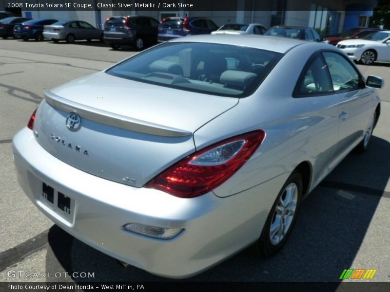 Classic Silver Metallic / Dark Stone 2008 Toyota Solara SE Coupe