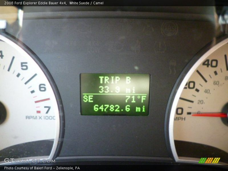 White Suede / Camel 2008 Ford Explorer Eddie Bauer 4x4