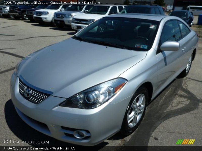 Classic Silver Metallic / Dark Stone 2008 Toyota Solara SE Coupe