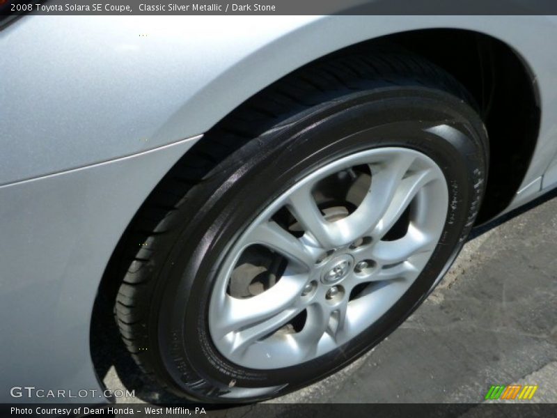 Classic Silver Metallic / Dark Stone 2008 Toyota Solara SE Coupe