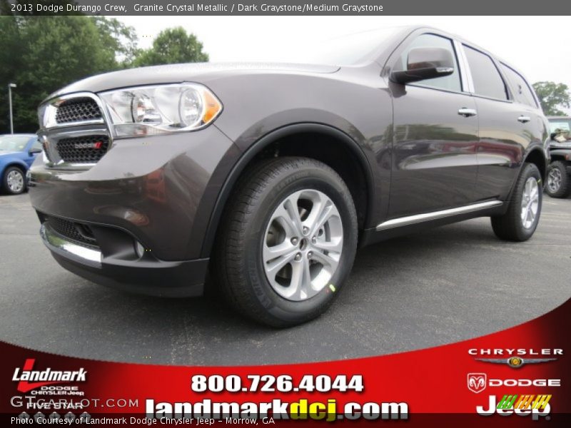Granite Crystal Metallic / Dark Graystone/Medium Graystone 2013 Dodge Durango Crew