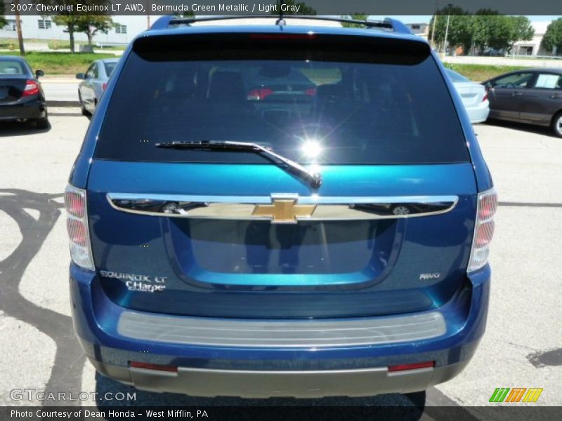 Bermuda Green Metallic / Light Gray 2007 Chevrolet Equinox LT AWD