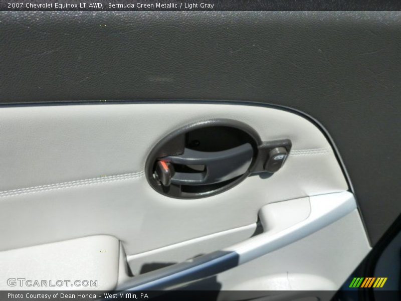 Bermuda Green Metallic / Light Gray 2007 Chevrolet Equinox LT AWD
