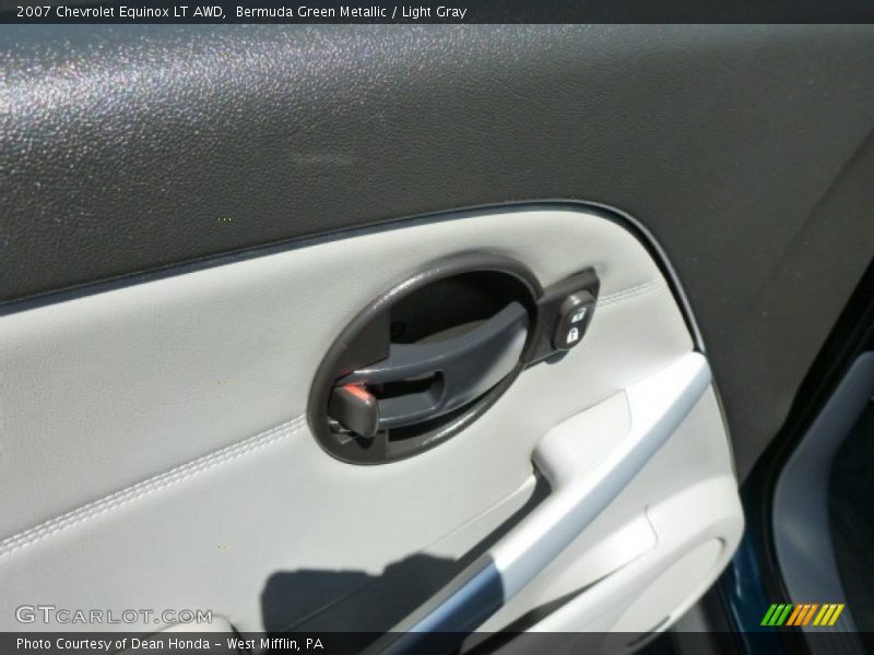 Bermuda Green Metallic / Light Gray 2007 Chevrolet Equinox LT AWD