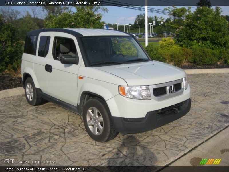 Alabaster Silver Metallic / Gray 2010 Honda Element EX