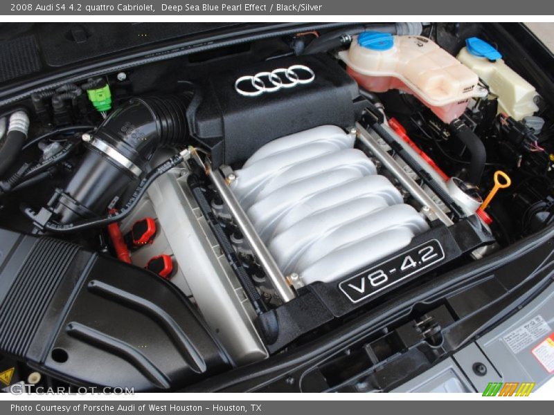  2008 S4 4.2 quattro Cabriolet Engine - 4.2 Liter DOHC 40-Valve VVT V8