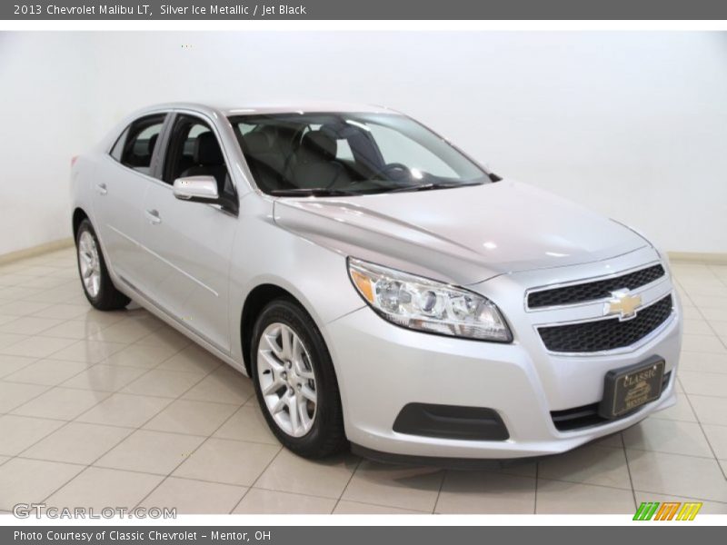 Silver Ice Metallic / Jet Black 2013 Chevrolet Malibu LT