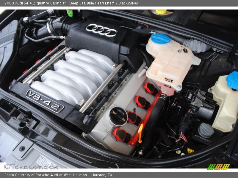  2008 S4 4.2 quattro Cabriolet Engine - 4.2 Liter DOHC 40-Valve VVT V8