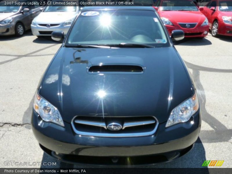 Obsidian Black Pearl / Off-Black 2007 Subaru Legacy 2.5 GT Limited Sedan