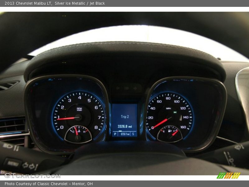 Silver Ice Metallic / Jet Black 2013 Chevrolet Malibu LT