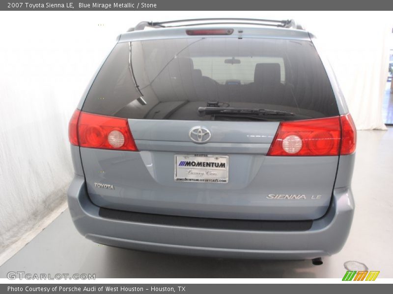 Blue Mirage Metallic / Stone 2007 Toyota Sienna LE