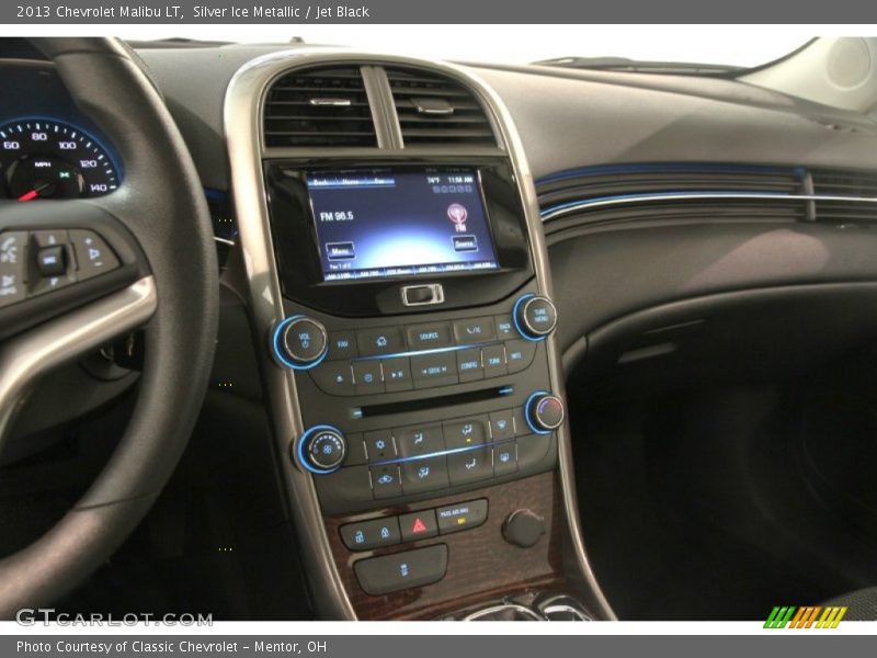 Silver Ice Metallic / Jet Black 2013 Chevrolet Malibu LT