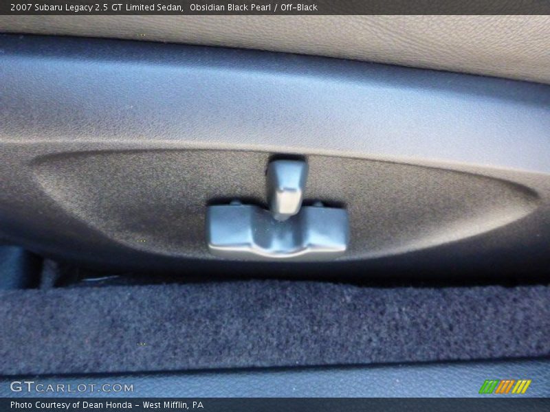 Obsidian Black Pearl / Off-Black 2007 Subaru Legacy 2.5 GT Limited Sedan