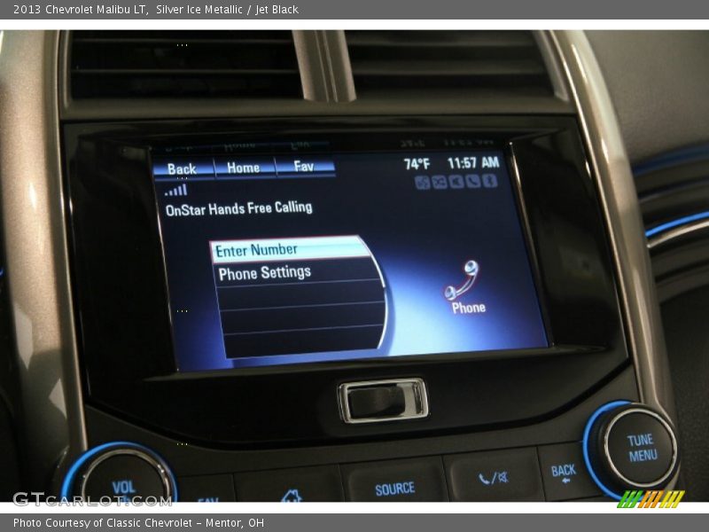 Silver Ice Metallic / Jet Black 2013 Chevrolet Malibu LT