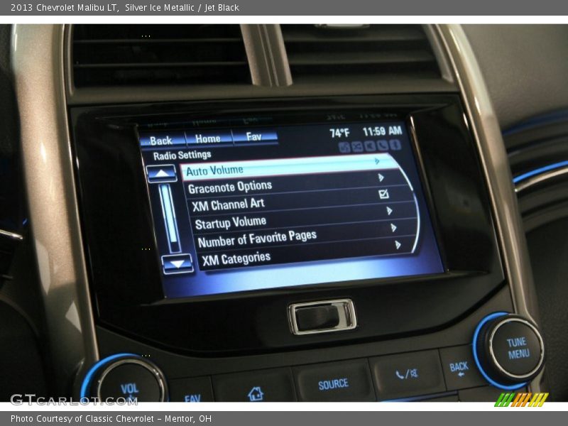 Silver Ice Metallic / Jet Black 2013 Chevrolet Malibu LT