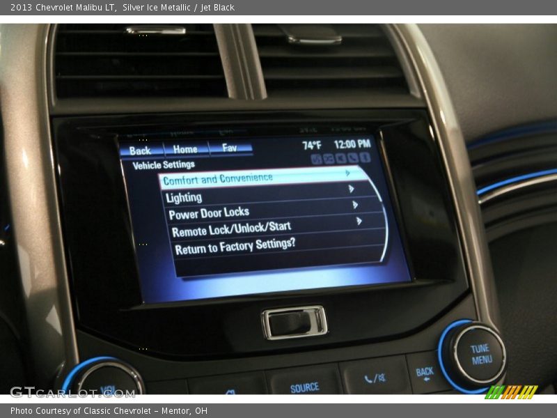 Silver Ice Metallic / Jet Black 2013 Chevrolet Malibu LT