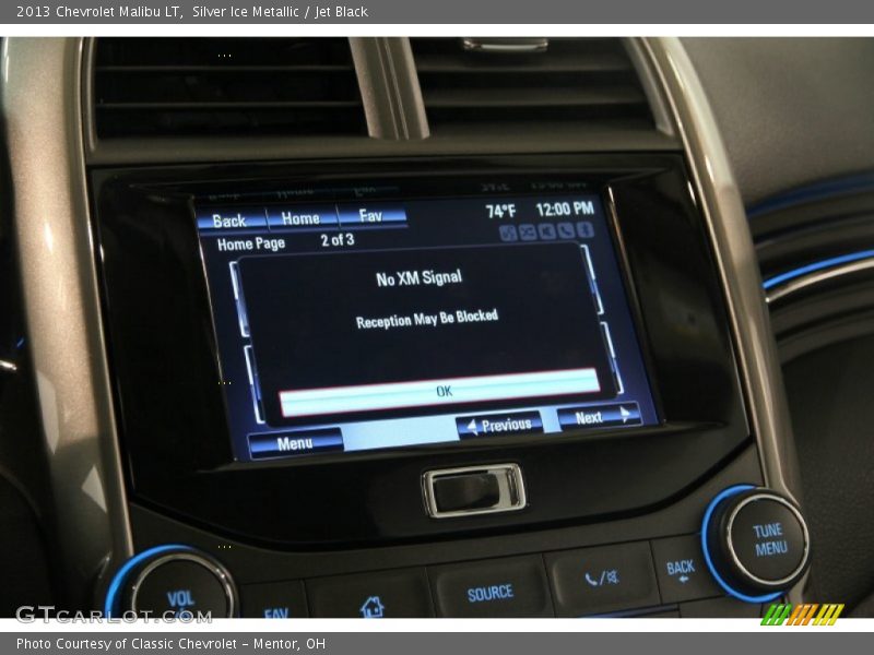 Silver Ice Metallic / Jet Black 2013 Chevrolet Malibu LT