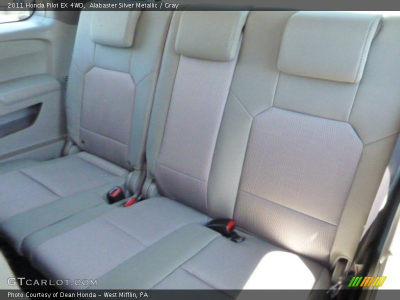 Alabaster Silver Metallic / Gray 2011 Honda Pilot EX 4WD