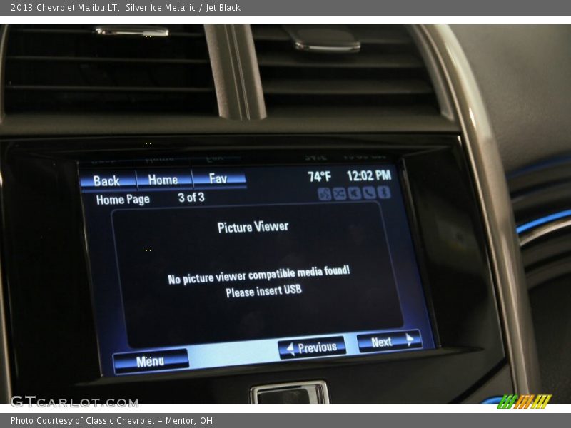 Silver Ice Metallic / Jet Black 2013 Chevrolet Malibu LT