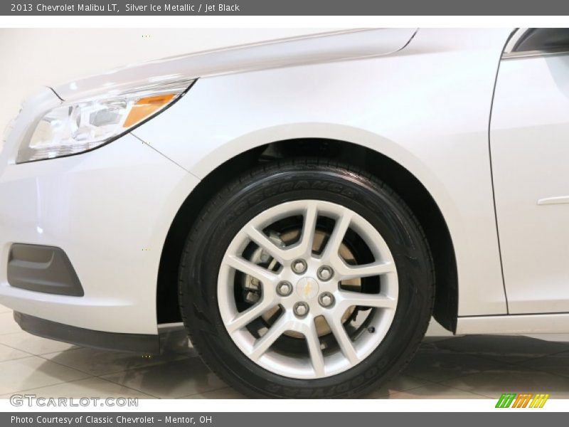 Silver Ice Metallic / Jet Black 2013 Chevrolet Malibu LT