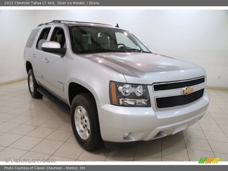 Silver Ice Metallic / Ebony 2013 Chevrolet Tahoe LT 4x4