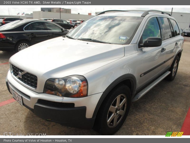Silver Metallic / Taupe/Light Taupe 2003 Volvo XC90 T6 AWD