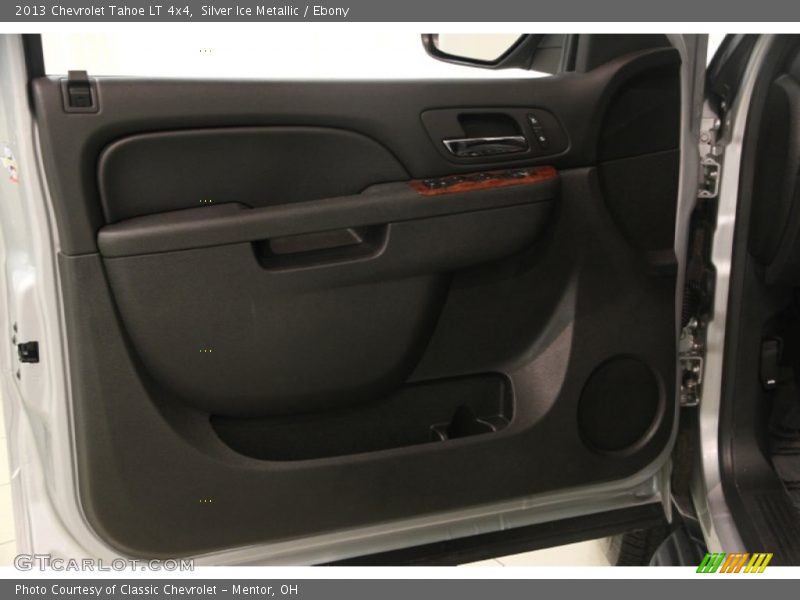 Silver Ice Metallic / Ebony 2013 Chevrolet Tahoe LT 4x4
