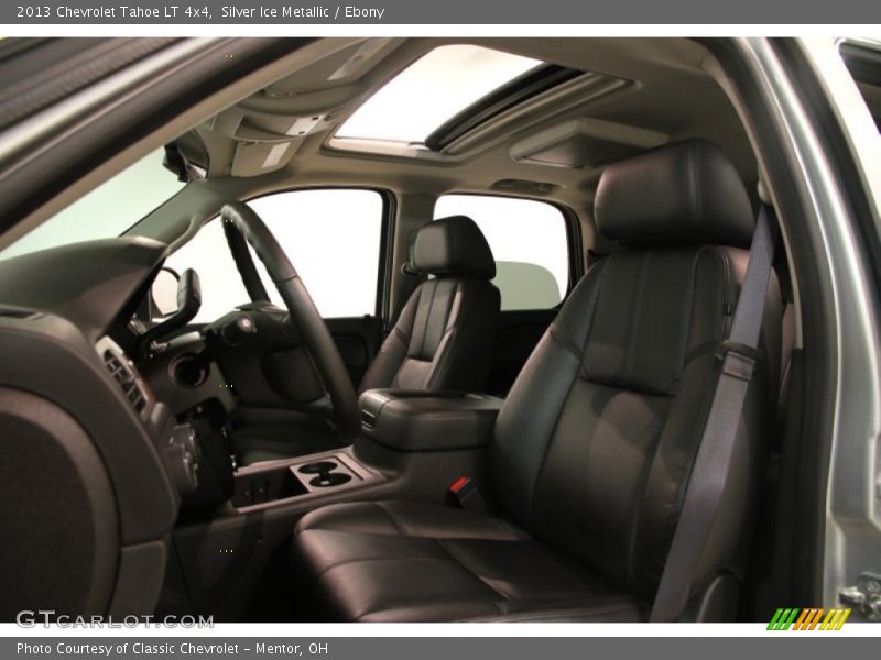 Silver Ice Metallic / Ebony 2013 Chevrolet Tahoe LT 4x4