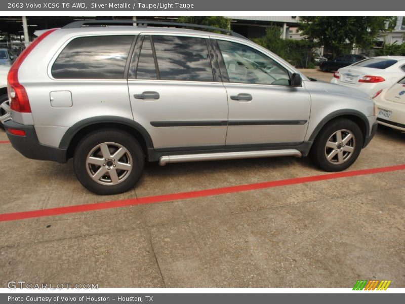 Silver Metallic / Taupe/Light Taupe 2003 Volvo XC90 T6 AWD
