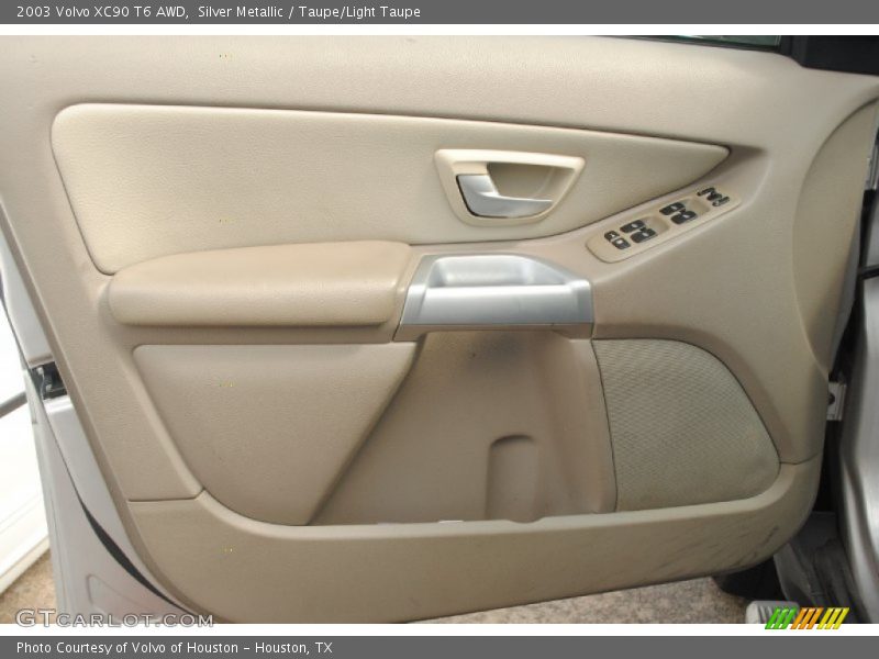 Silver Metallic / Taupe/Light Taupe 2003 Volvo XC90 T6 AWD