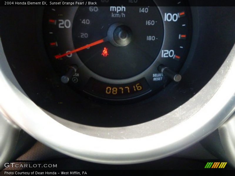 Sunset Orange Pearl / Black 2004 Honda Element EX