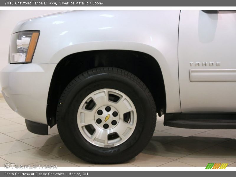 Silver Ice Metallic / Ebony 2013 Chevrolet Tahoe LT 4x4