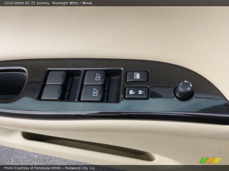 Moonlight White / Wheat 2010 Infiniti EX 35 Journey
