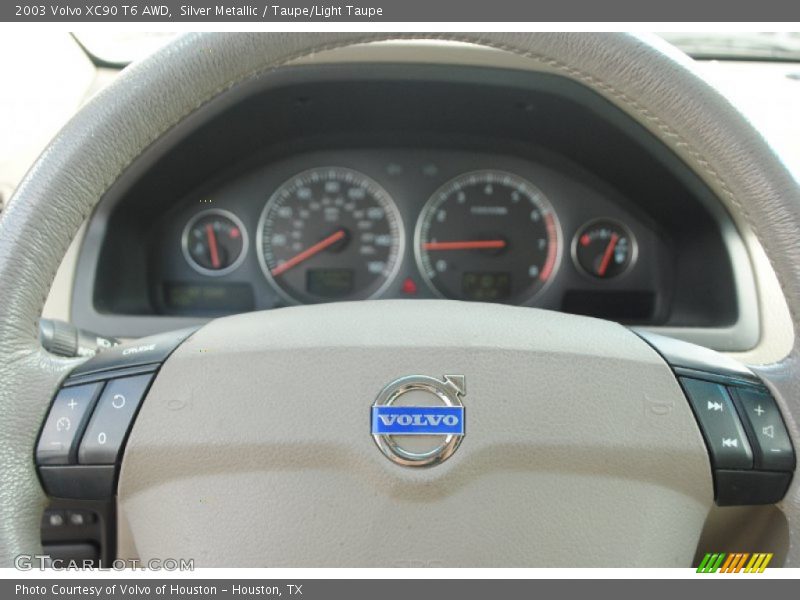 Silver Metallic / Taupe/Light Taupe 2003 Volvo XC90 T6 AWD