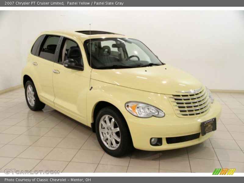 Pastel Yellow / Pastel Slate Gray 2007 Chrysler PT Cruiser Limited