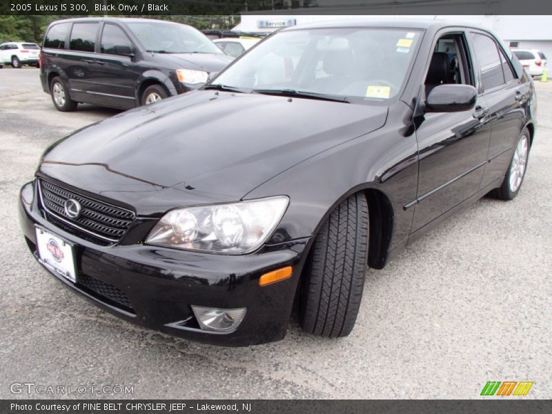 Black Onyx / Black 2005 Lexus IS 300