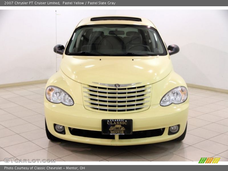 Pastel Yellow / Pastel Slate Gray 2007 Chrysler PT Cruiser Limited